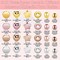 2160 Pieces Gold Spacer Beads Set, Assorted Round Star Gold Beads for Bracelet Jewelry Making(Gold, Sliver, Rose Gold, KC Gold)